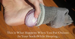 Every Night You Will go to Bed With Onions in Your Socks!
